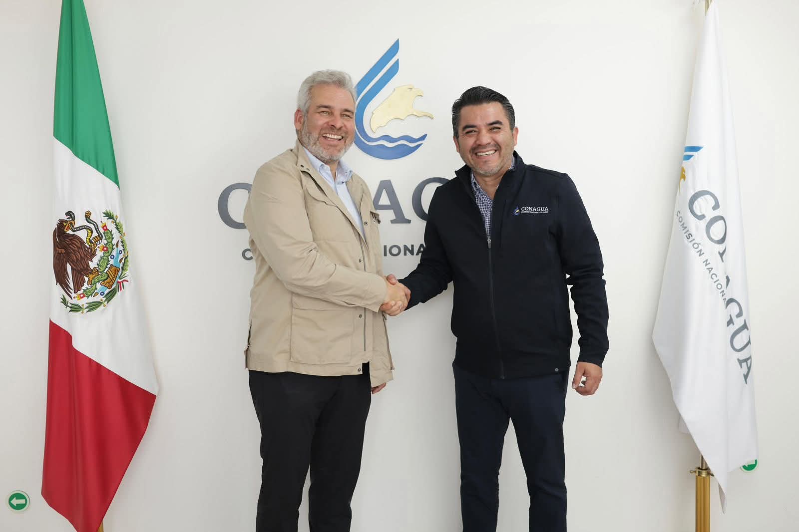 Bedolla y Conagua trazan ruta para convenir obra hidráulica en cuencas del lago de Pátzcuaro, río Duero y Morelia