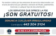 Ordena Fiscal General evitar actos de corrupción en prestación de servicios a la ciudadanía