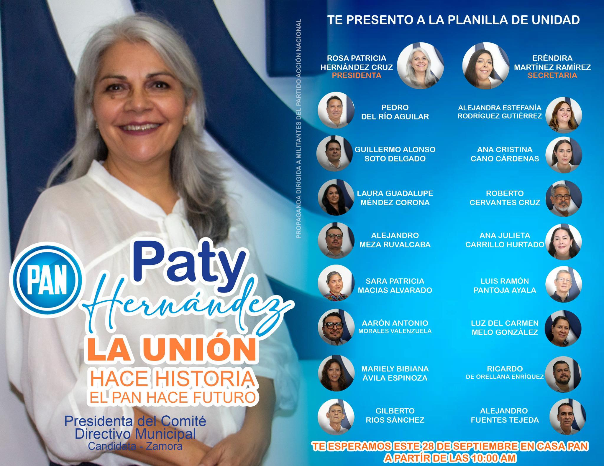 PAN ZAMORA renovará su dirigencia este domingo