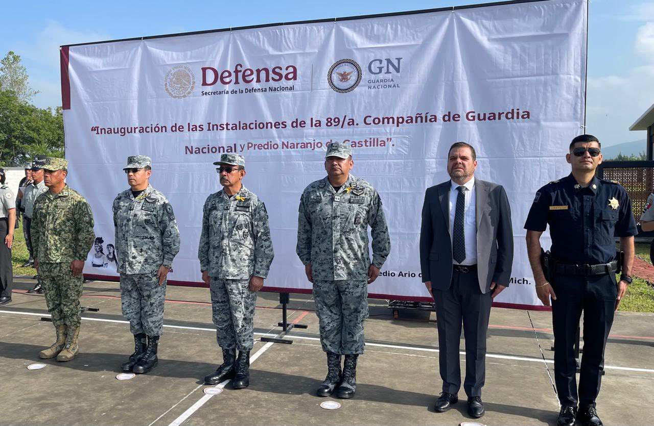 Relevante para la región Zamora la apertura de las instalaciones de la Guardia Nacional