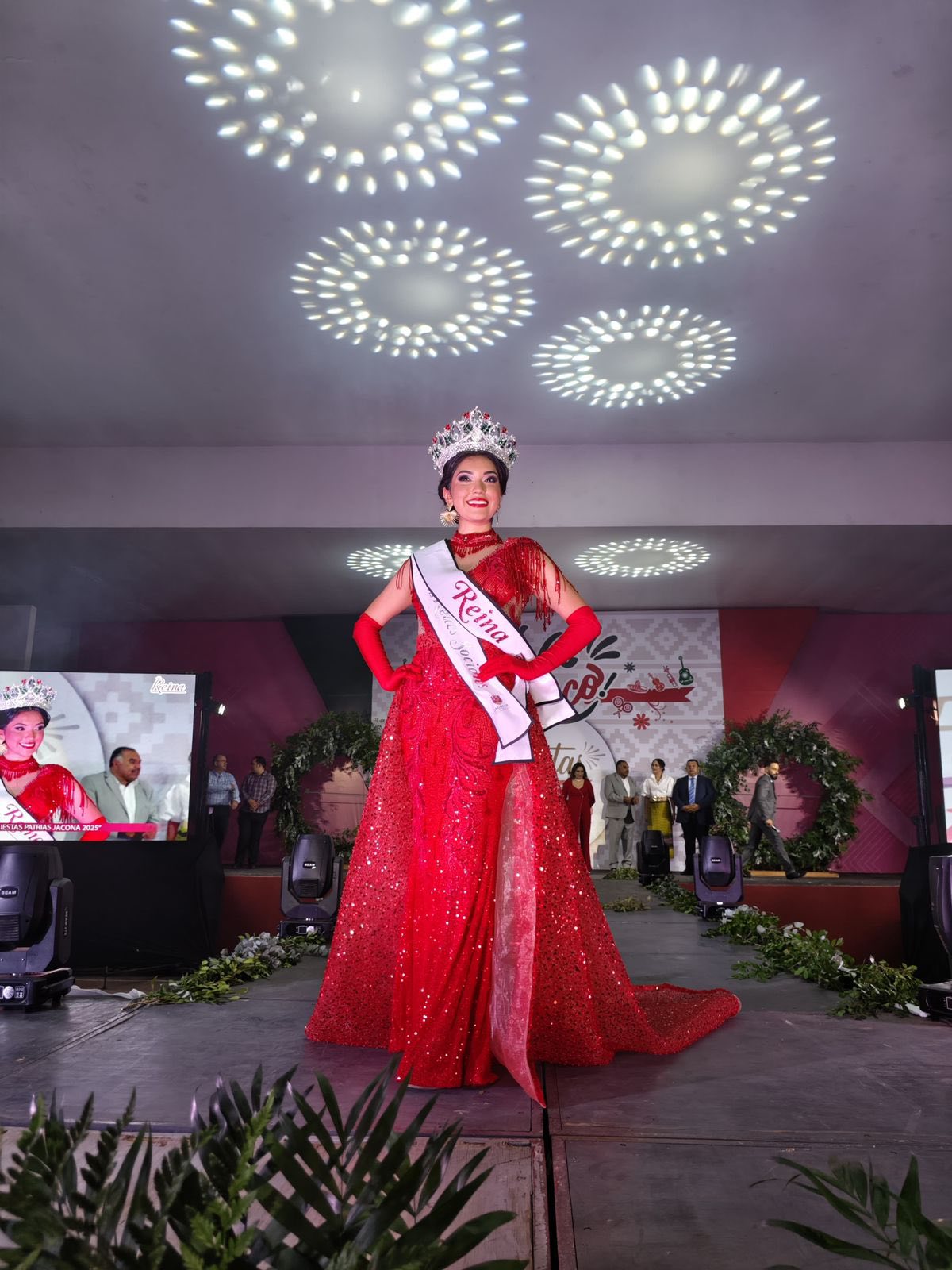 Jacona tiene nueva Reina las Fiestas Patrias Jacona 2025 , es Karol Vargas