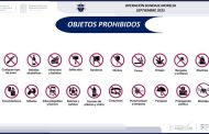 ¡Atención! Estos son los objetos que no podrás ingresar a las fiestas patrias en Morelia: SSP