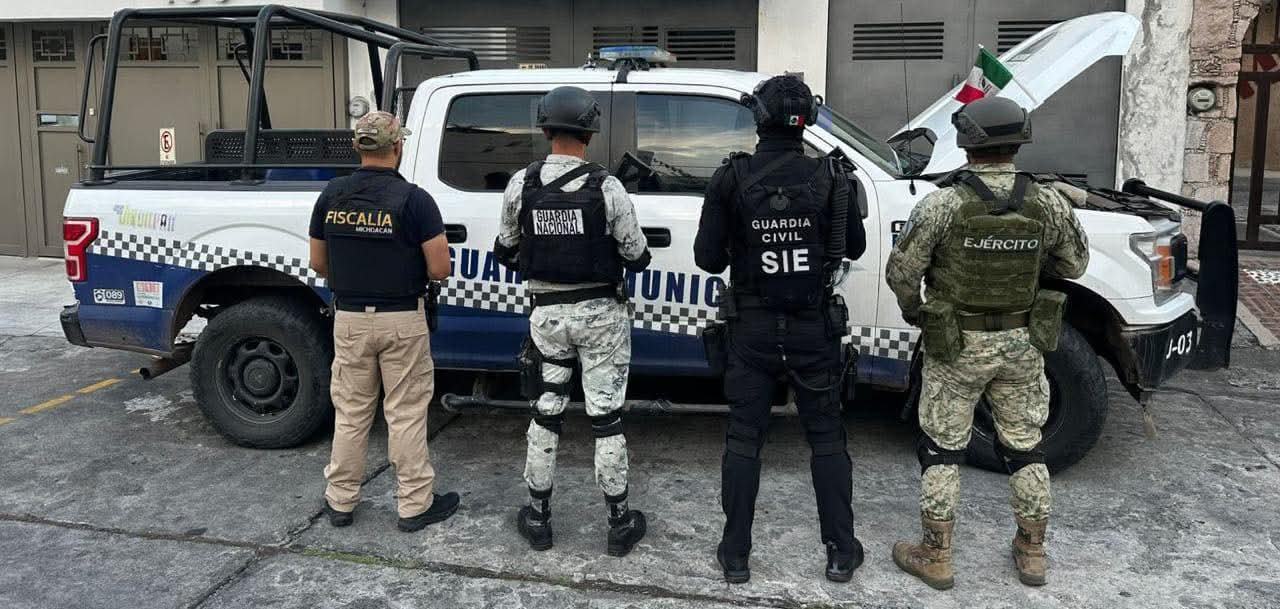 En acción operativa FGE y SSP detienen a cuatro personas por hechos constitutivos de delito en Jiquilpan
