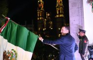 Carlos Soto Delgado encabezó ceremonia del 215 aniversario de la Independencia de México