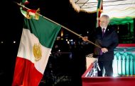 En un ambiente de orgullo y unidad, Bedolla da tradicional Grito de Independencia en Michoacán