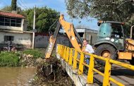 Monitoreo y trabajos constantes en puntos estratégicos de drenes, presas y río Duero.