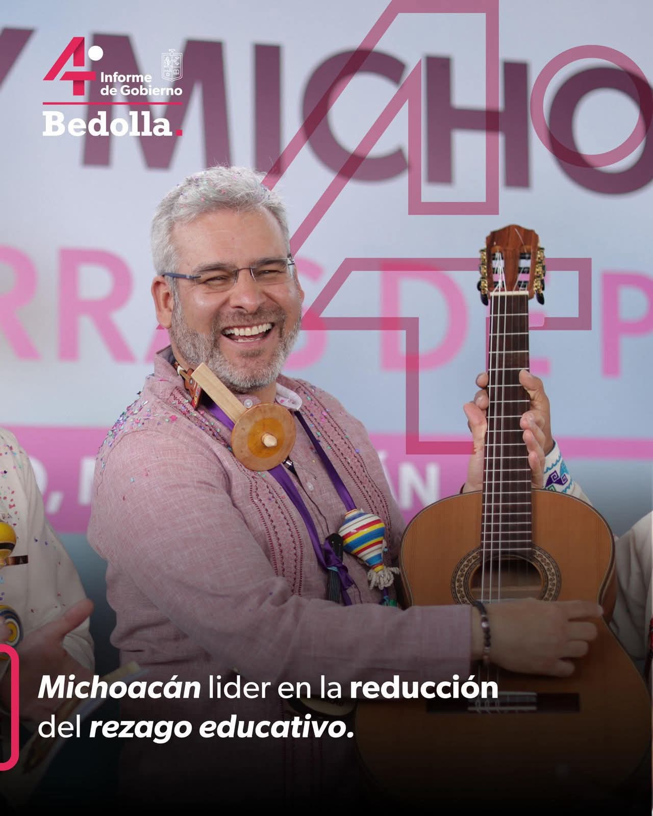 Bedolla consolida a Michoacán como líder nacional en excelencia educativa