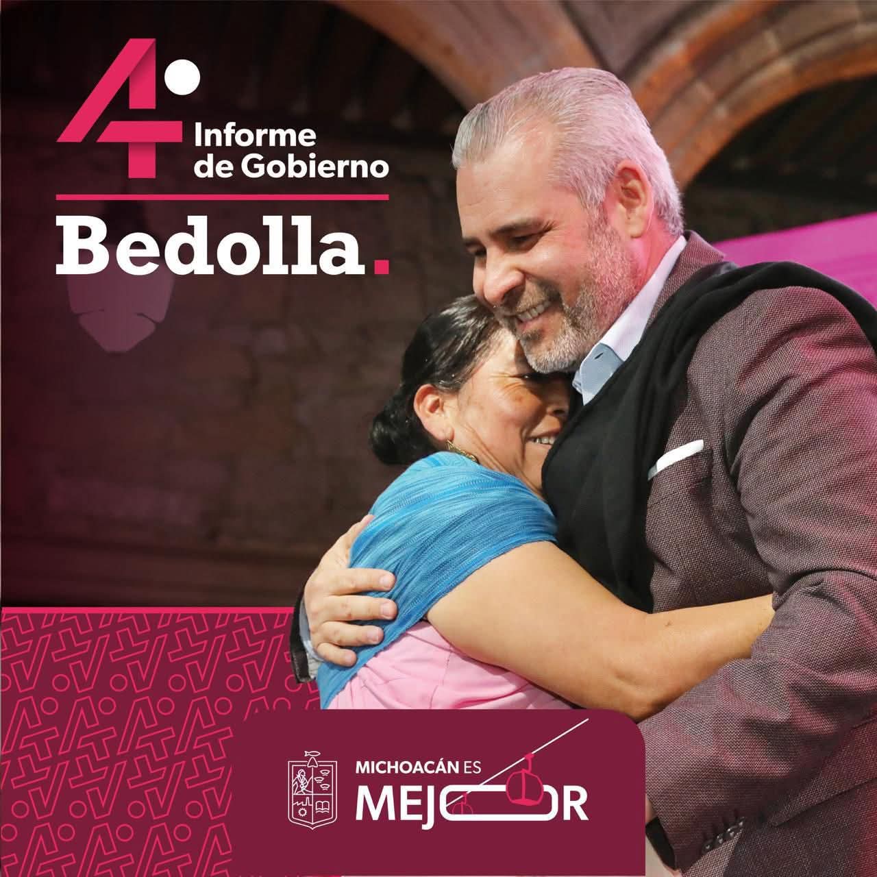 Con Bedolla, 500 mil michoacanos salieron de la pobreza