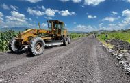 75 por ciento de avance en la pavimentación del camino de acceso al panteón de Aquiles Serdán