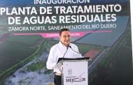 Inauguran Planta de Tratamiento de Aguas Residuales Zamora Norte