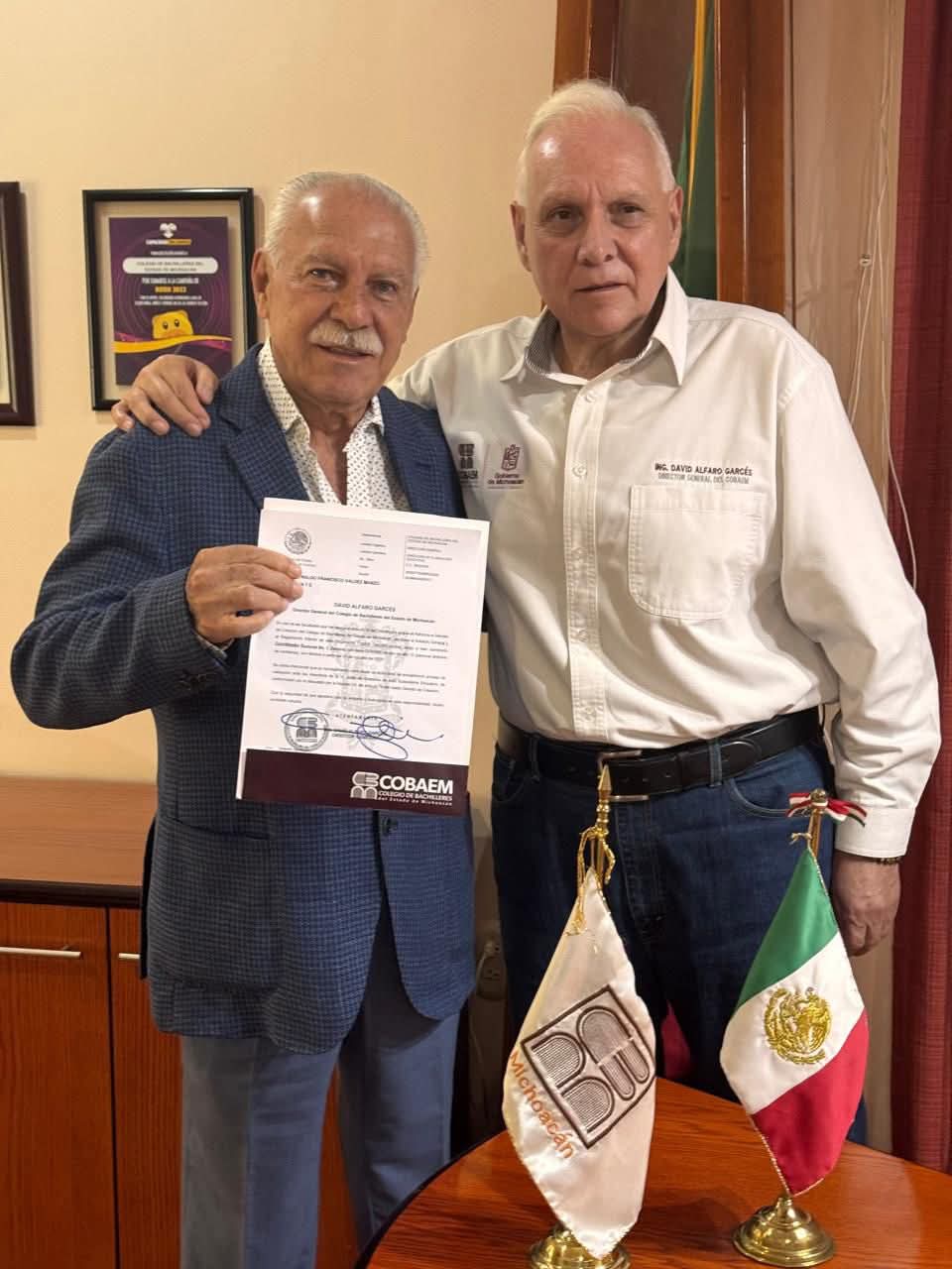 Nombran a Reynaldo Valdés coordinador sectorial del sistema Bachilleres