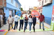 Inauguran calle Pino Suárez en La Sauceda, destinaron más de 1.6 mdp a la obra