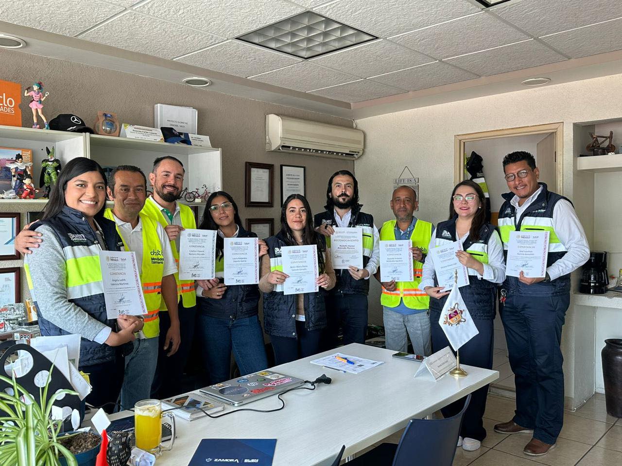 Certifican a personal de Movilidad y sociedad civil como auditores viales