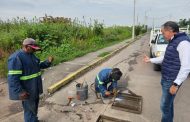SAPAZ refuerza mantenimiento de infraestructura hidráulica durante temporada de lluvias
