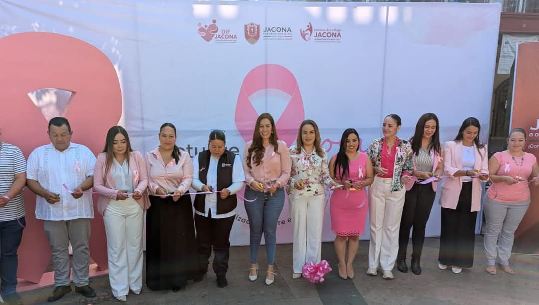 Ponen en marcha Feria de la Salud para dar inicio a Mes Rosa en Jacona