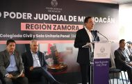 El Presidente Carlos Soto impulsa la justicia con apertura de Salas Civil y Penal en Zamora