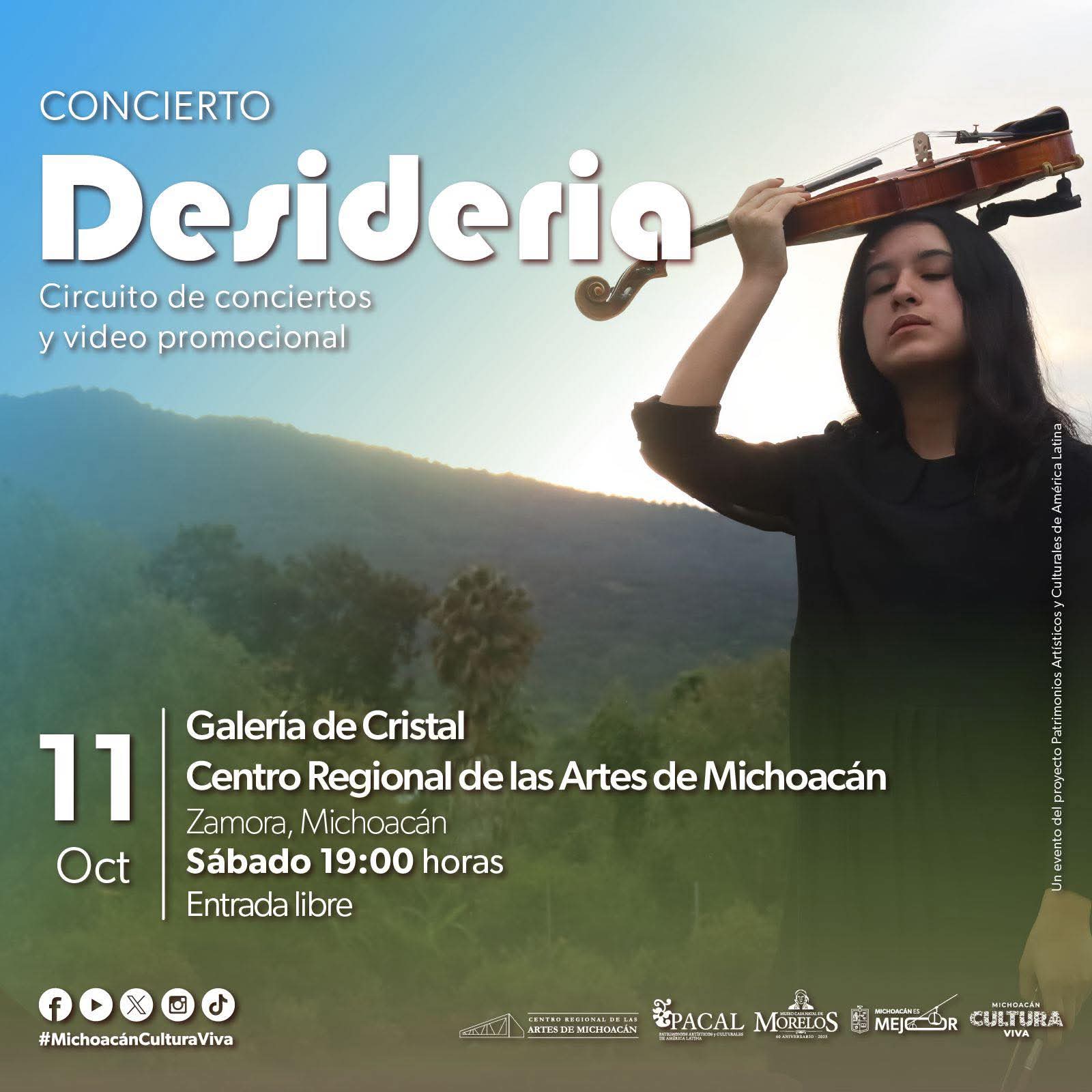 Secum invita al concierto gratuito del ensamble Desideria en el CRAM Zamora