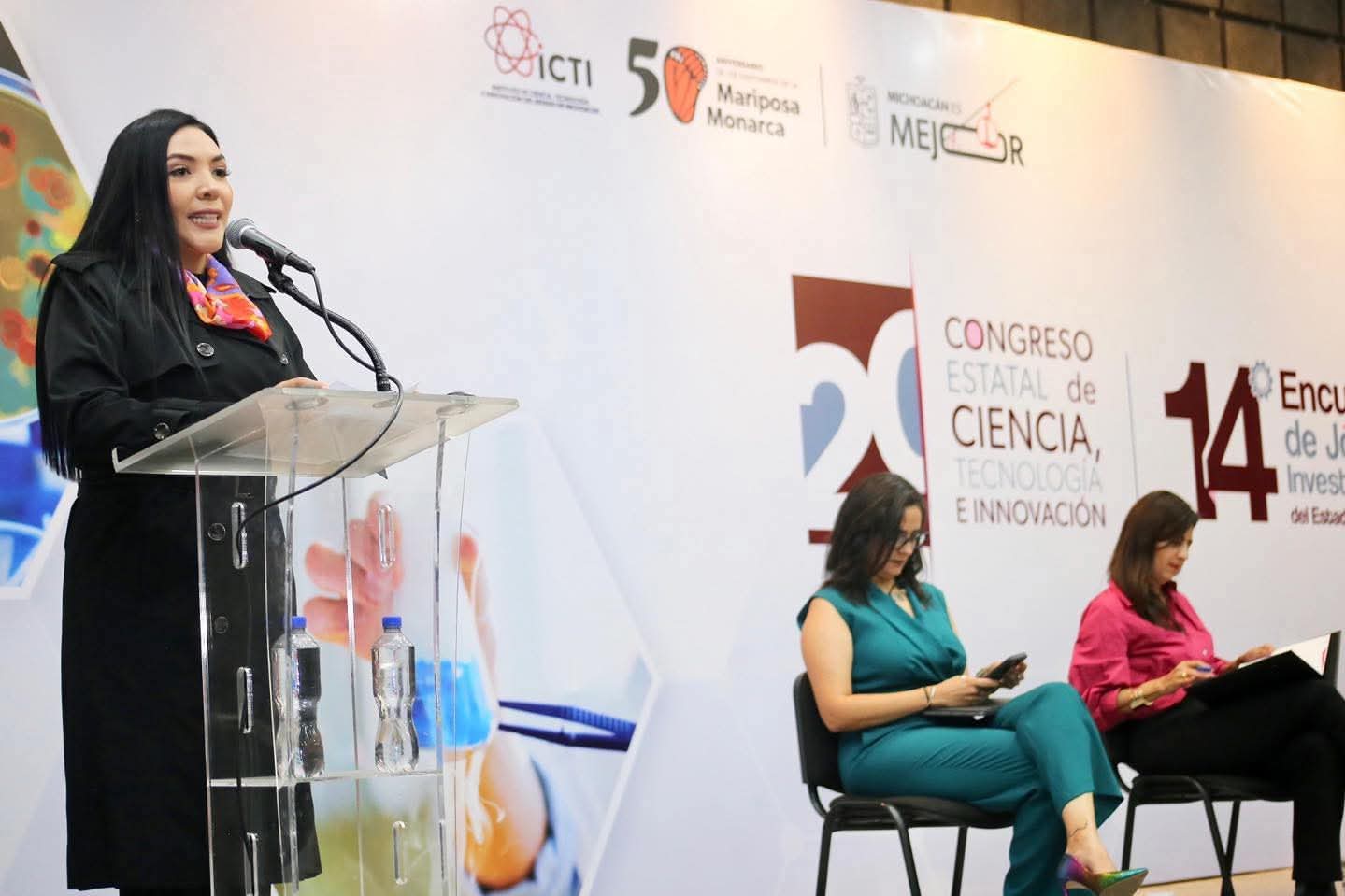 Adriana Campos Huirache reconoce impulso a la ciencia y la innovación como motor del desarrollo en Michoacán