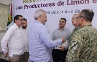 Refuerzan seguridad en región Apatzingán; acuerdan Bedolla, Harfuch y Defensa