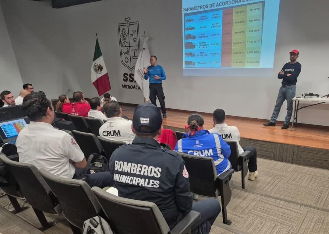 Protección Civil y Bomberos Municipales fortalecen su capacitación en atención de emergencias