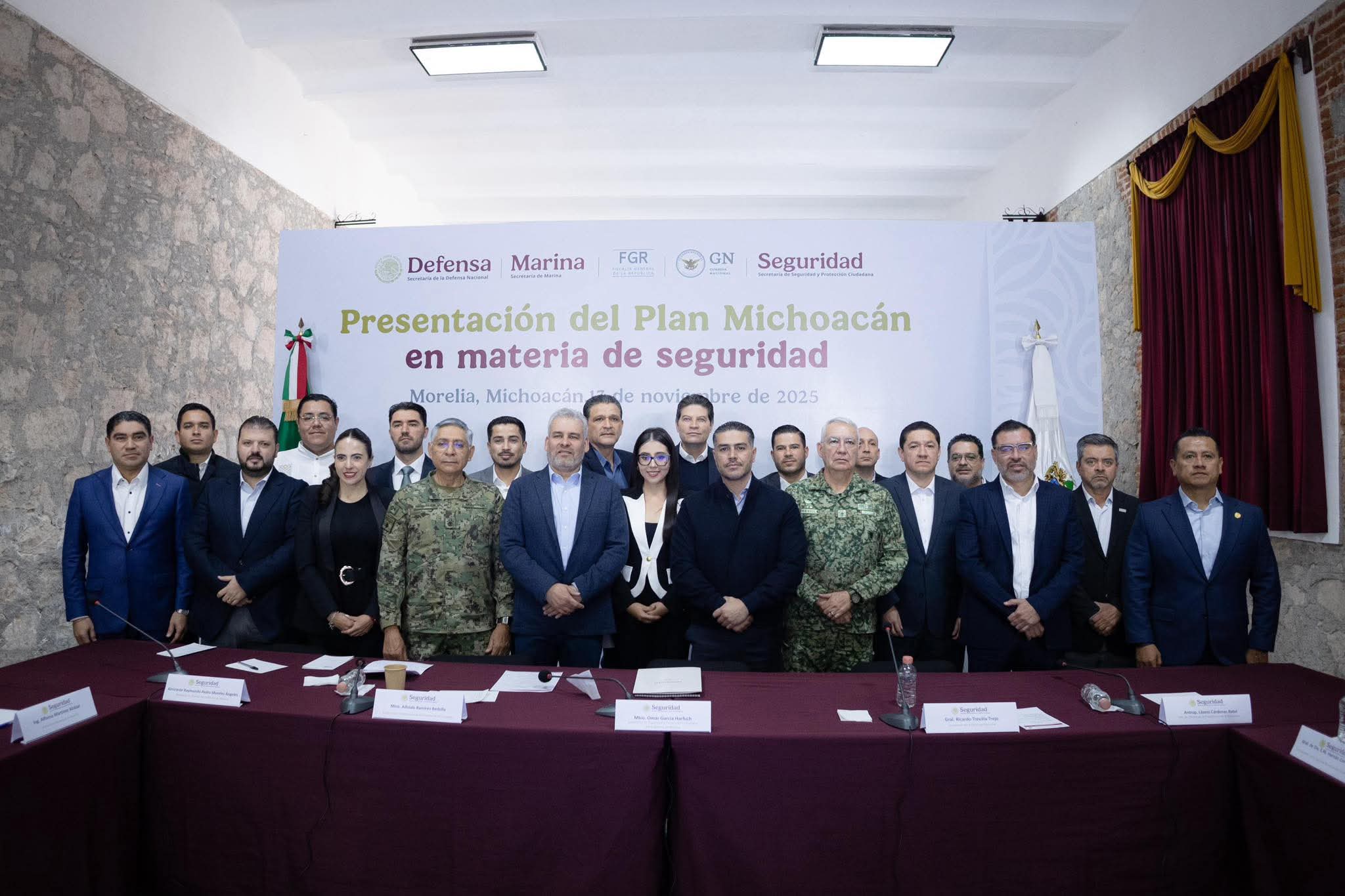 El Congreso del Estado trabajará en las reformas necesarias para fortalecer el aparato legal en pro del Plan Michoacán.