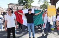Sin incidentes, manifestación en el Centro Histórico de Morelia: Raúl Zepeda