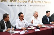 Anuncia Gobernador modernización de la Carretera El Sauz–La Rinconada y nuevo Distribuidor Vial de Acceso a Zamora