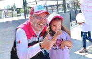 Bedolla cumple compromiso con la niñez de Zamora; inaugura parque infantil