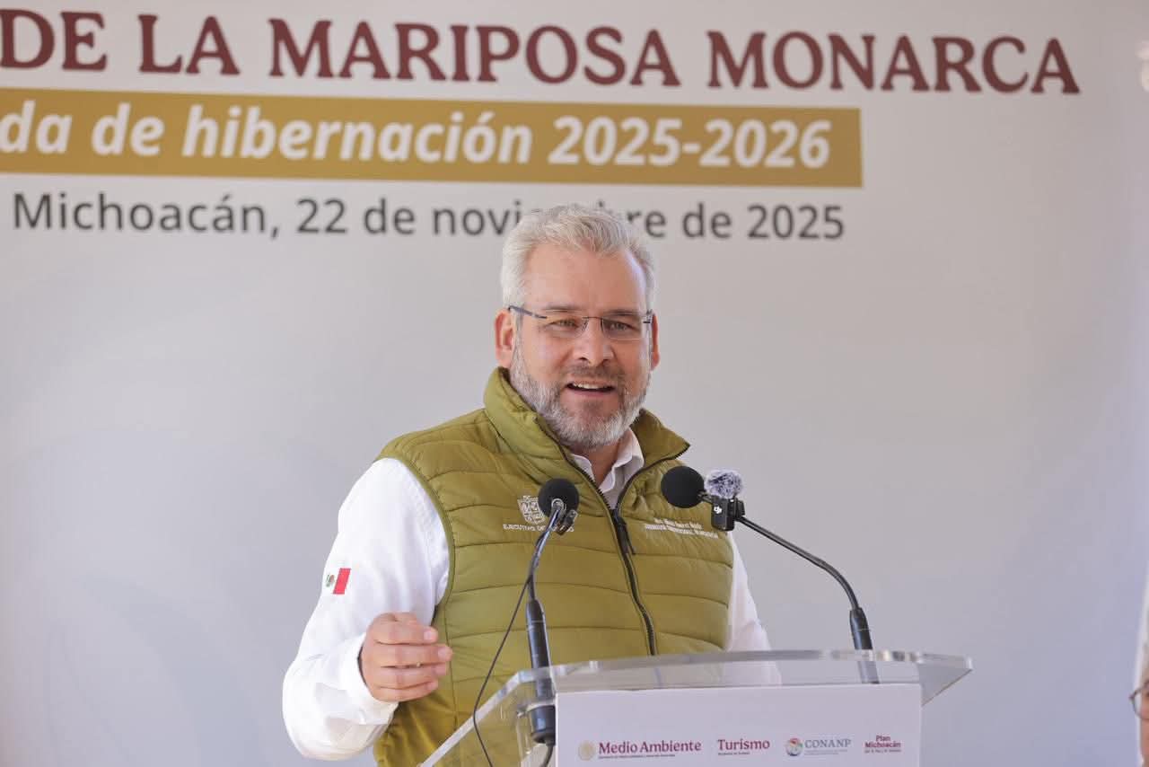 Abre Bedolla santuarios de la Monarca; llama a EUA y Canadá a acciones de conservación