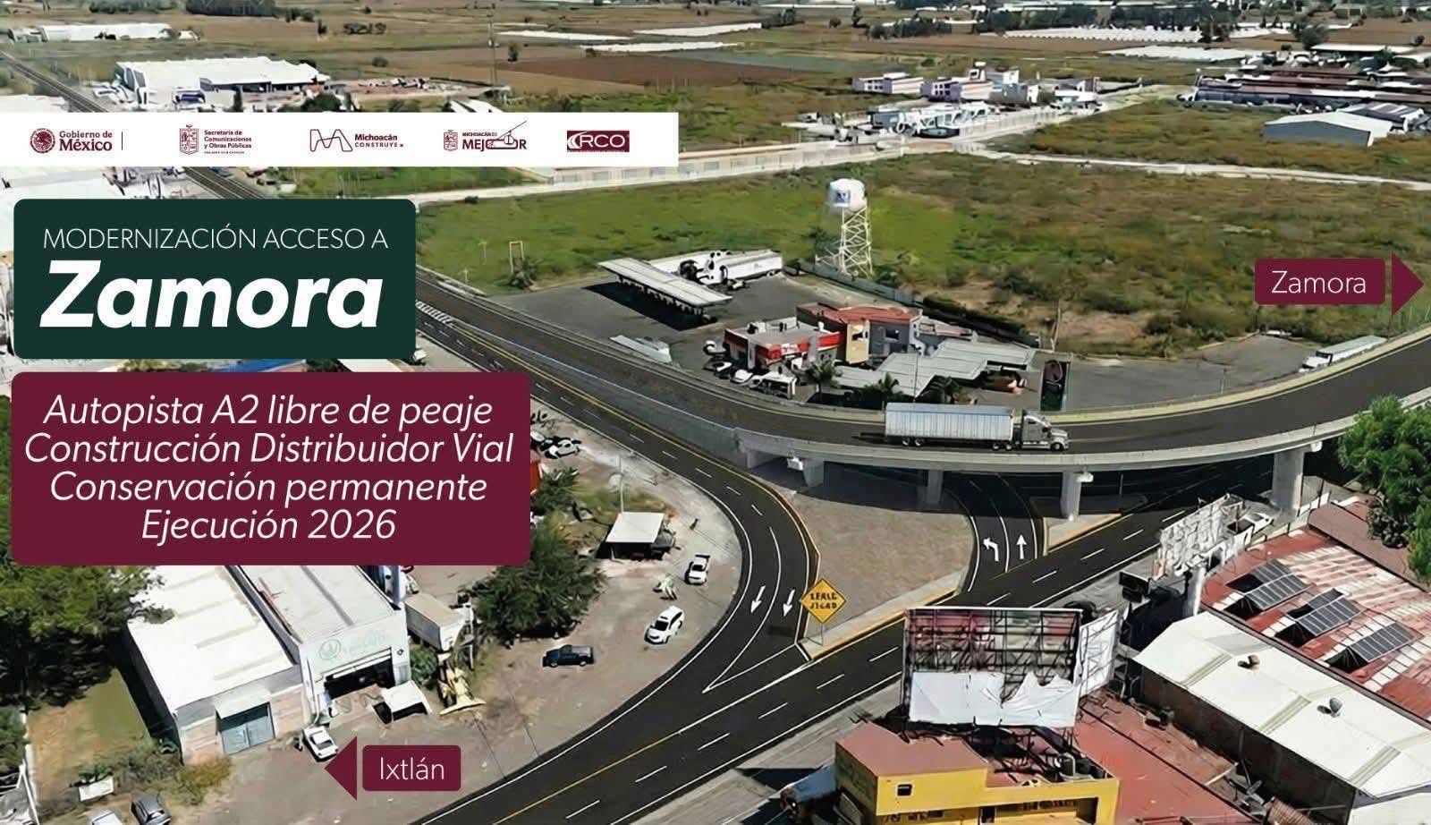 Carlos Soto resalta la construcción del distribuidor vial La Rinconada