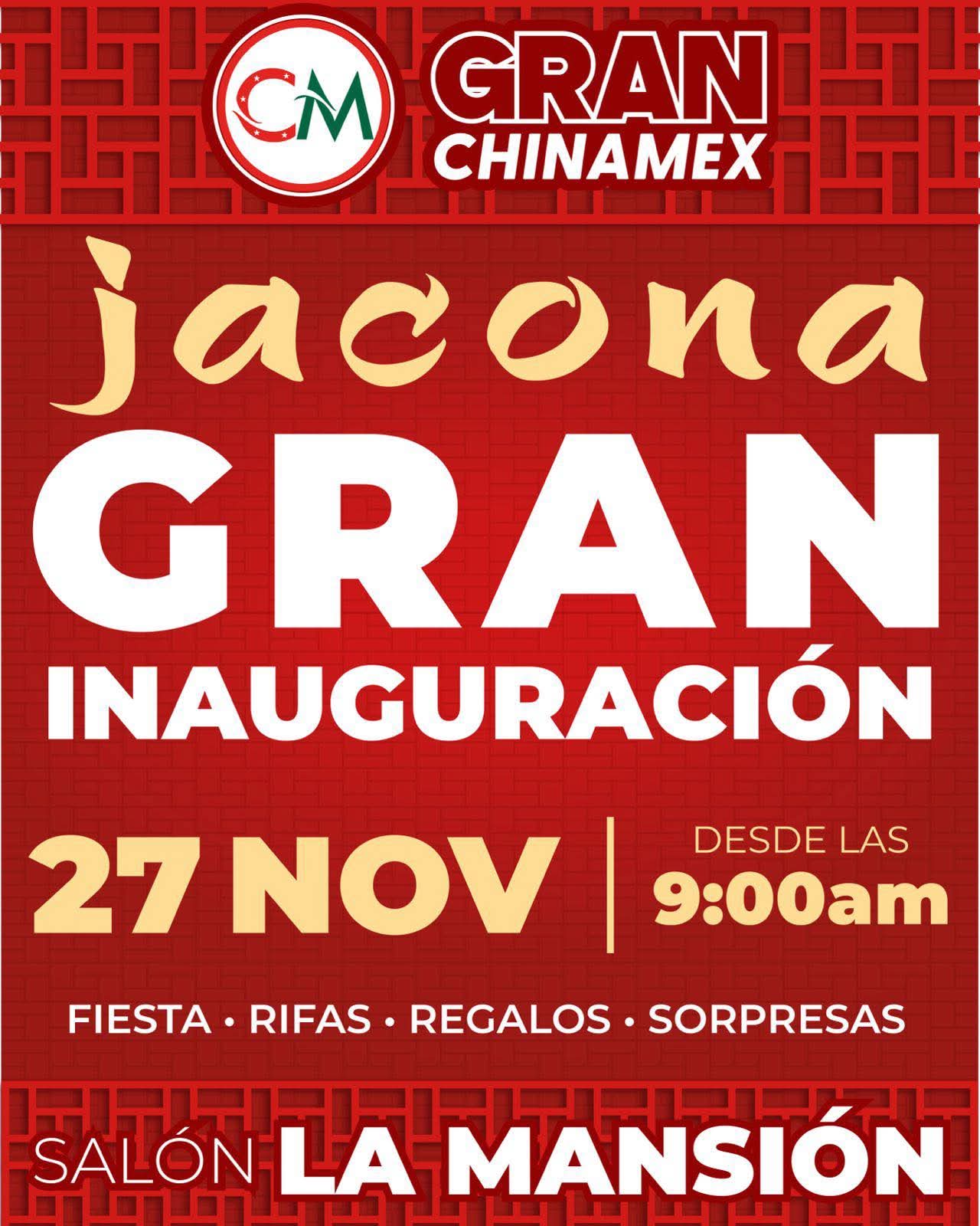 Gran Chinamex llega a Jacona: genera decenas de nuevos empleos, crecimiento y reactivación económica local.