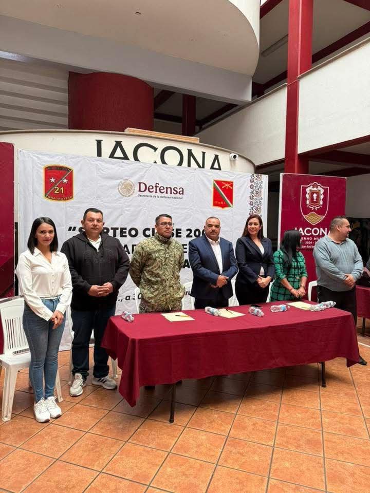 Realizan en Jacona el sorteo del Servicio Militar Nacional