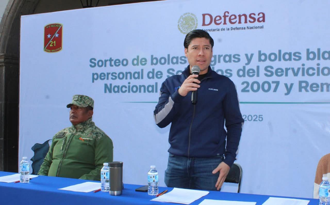 Realizan Sorteo del Servicio Militar Nacional para jóvenes de la clase 2007