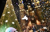 Carlos Soto ilumina Zamora con el Encendido del árbol navideño