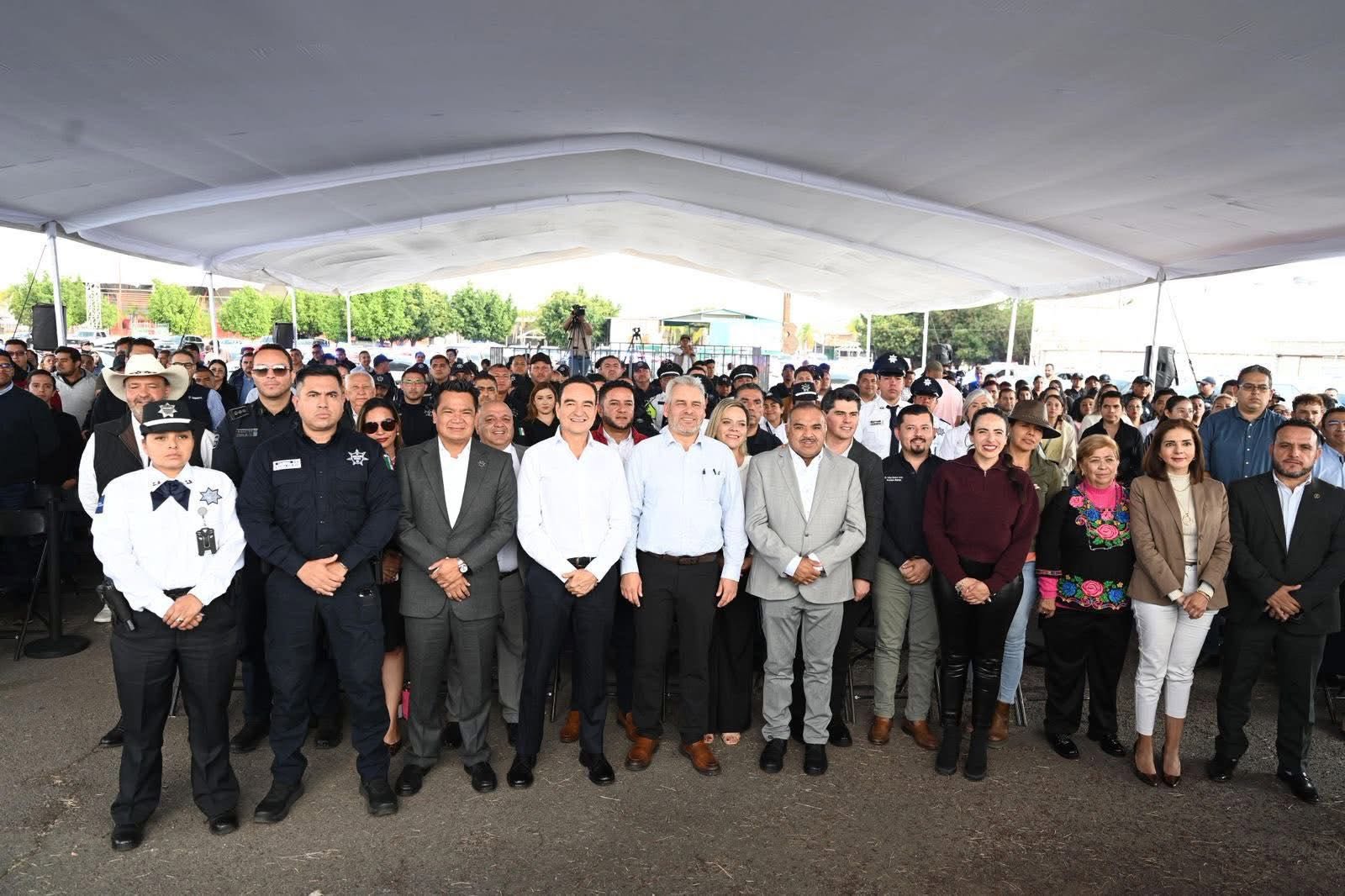 Jacona recibió tres nuevas patrullas para Seguridad Pública