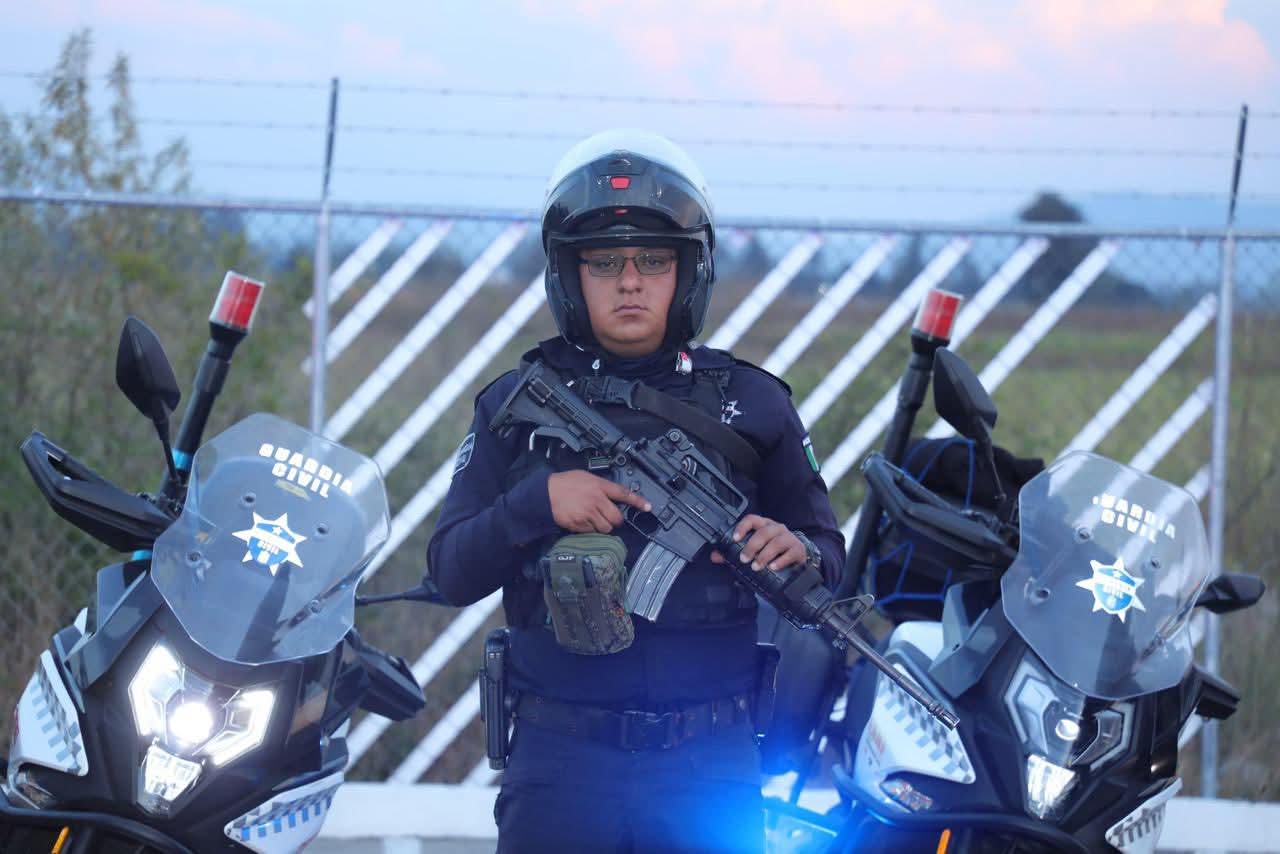 SSP refuerza vigilancia en Zamora y Jacona con 31 agentes motorizados