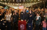 Luces, magia y alegría; inaugura Bedolla la Villa Navideña