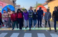 Carlos Soto inaugura la calle Las Huertas en Linda Vista; destinaron casi 4 mdp a la obra