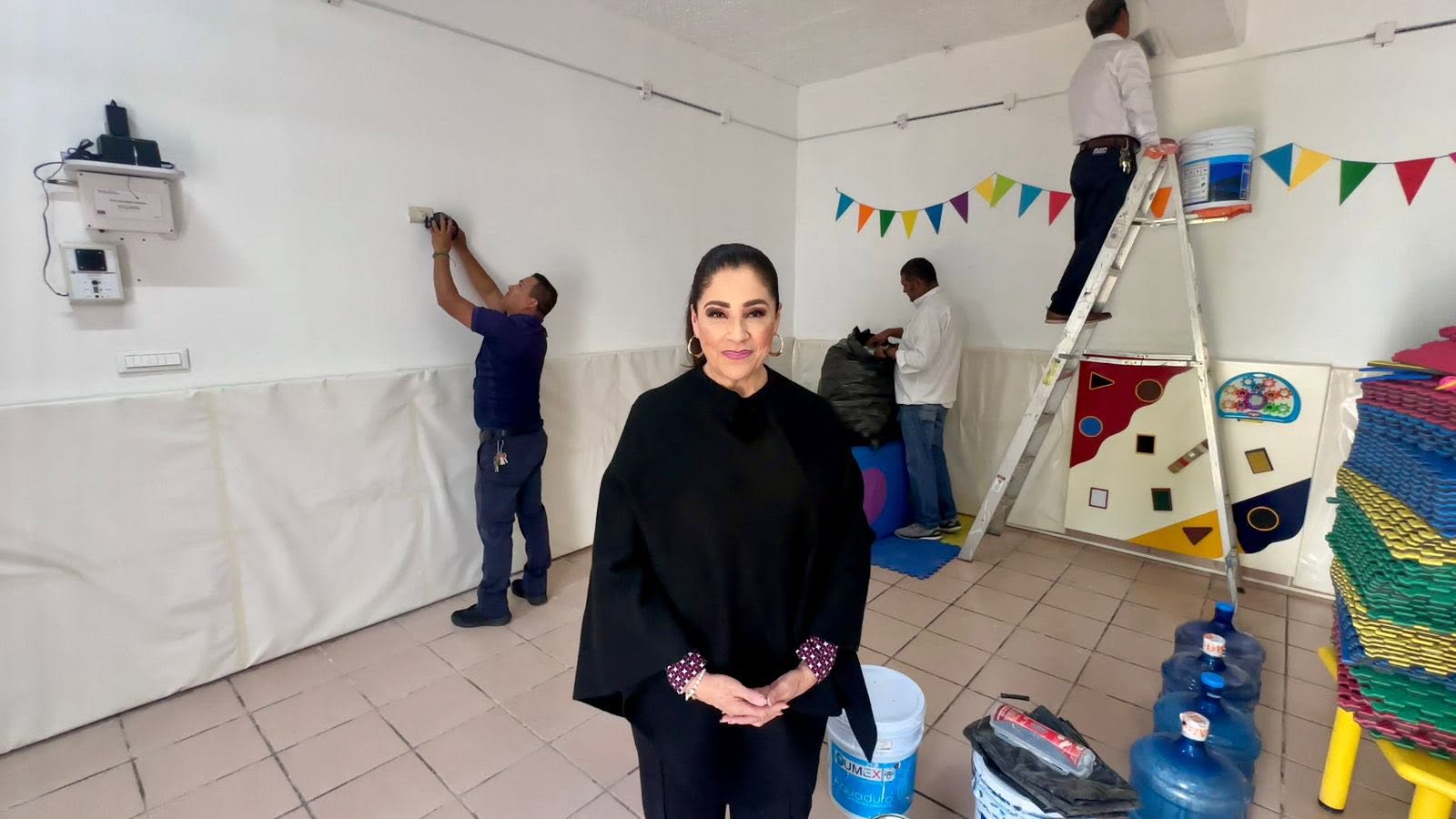 Avanza rehabilitación del cuarto de estimulación multisensorial del DIF Zamora