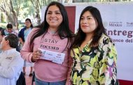 Secretaría del Trabajo entrega Tarjetas del Bienestar a jóvenes aprendices como parte del Plan Michoacán por la Paz y la Justicia