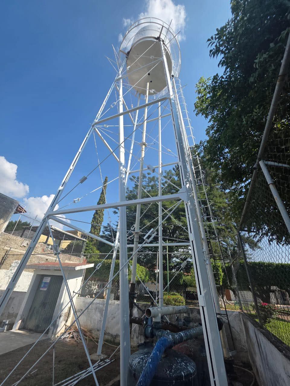 Rehabilitaron tanque de agua potable en la colonia Nueva Luneta