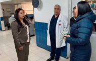 Adriana Campos Huirache visitó el Hospital ISSSTE de Zamora para apoyar a pacientes y familias