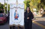 Participa Adriana Campos Huirache en celebraciones de la Virgen de la Esperanza en Jacona