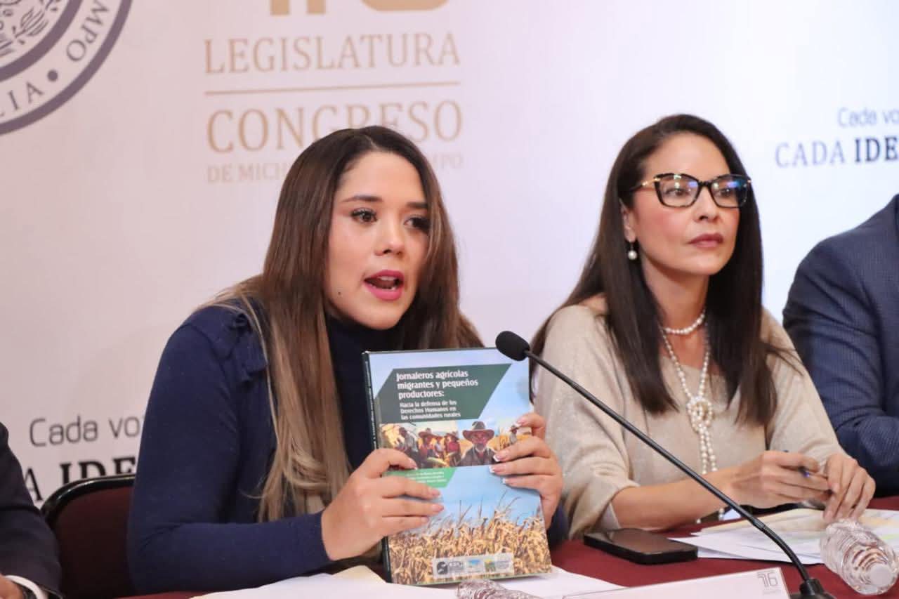 Desde la Comisión de Derechos Humanos, fortaleceremos el trabajo en pro de las garantías de los jornaleros michoacanos: Xóchitl Ruíz