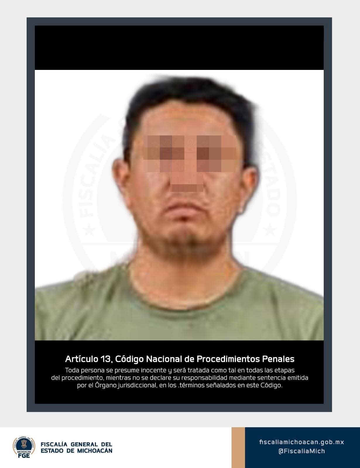 Fiscalía captura a otro presunto partícipe en el caso Manzo