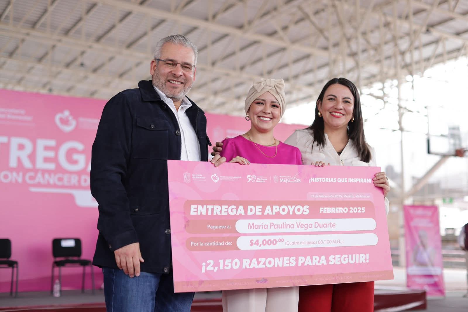 Fortalece Michoacán atención integral a más de 2 mil 900 mujeres con cáncer: Bedolla