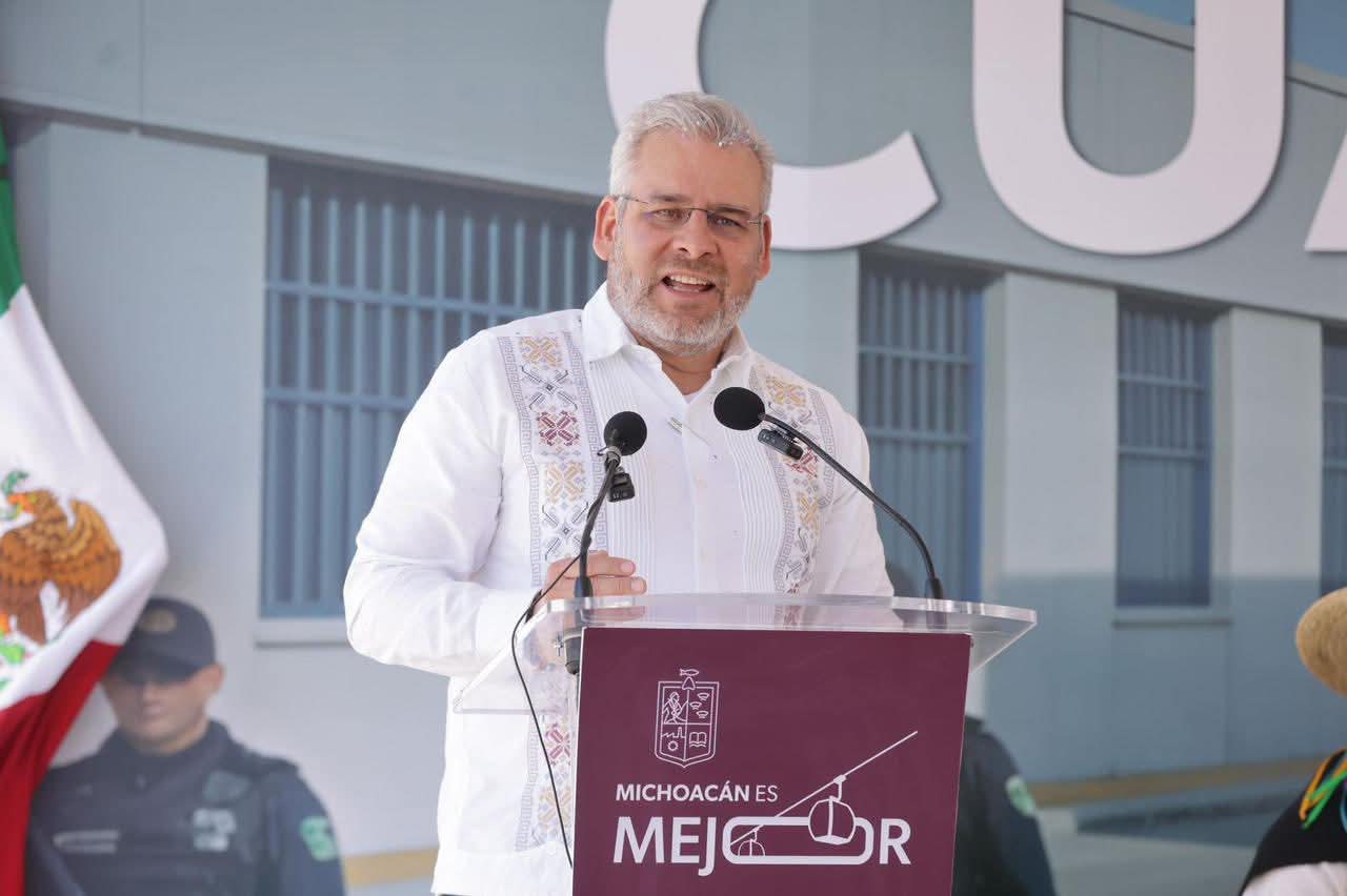 Inaugura Bedolla Cuartel Kuarichas para reforzar la seguridad en la Meseta Purépecha