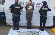 Detenido un hombre con 7 kg de marihuana en Jacona