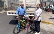 Inician preparativos para el Día del Niño en Zamora con donación de bicicletas