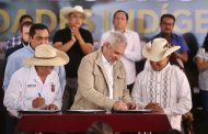 Bedolla garantiza obras convenidas para todos los autogobiernos indígenas de Michoacán